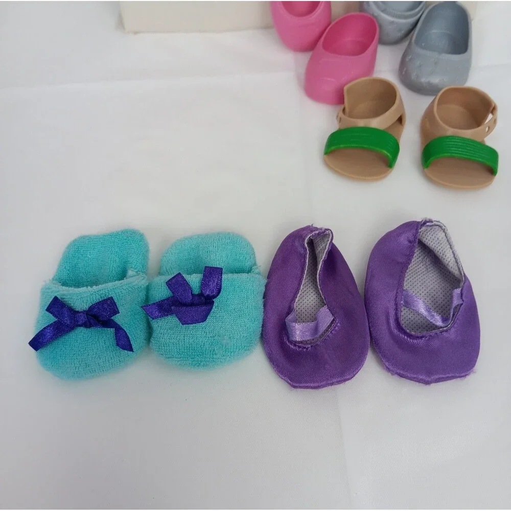 Battat Our Generation Roller Skates Boots Sandals Slippers Mixed Doll Shoe Lot